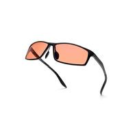 BRADDELL FL-41 Rose Tinted Blue Light Glasses for Migraine Light Sensitivity, Eyestrain and Fluorescent LED Glare
