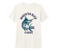 Bradenton Beach Florida USA Fishing Design Premium T-Shirt