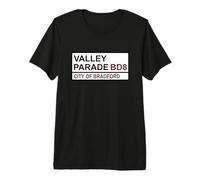 Bradford City Valley Parade Iconic Street Sign Premium T-Shirt