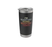 Bradford Name Bradford Personalized Name First Given Stainless Steel Insulated Tumbler