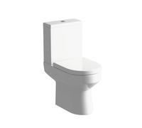 Bradfords Bruton Close Coupled WC & Soft Close Seat H420 x W370 x D530mm White