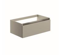 Bradfords Cerne 1 Drawer Wall Hung Vanity Unit (No top) 800mm Latte
