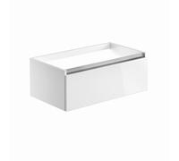 Bradfords Cerne 1 Drawer Wall Hung Vanity Unit (No top) 800mm White Gloss