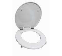 Bradfords Comfort Slow Close Toilet Seat with Buffer White