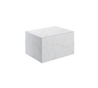 Bradfords Float Wall Hung Storage Drawer 600mm - White Marble