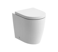 Bradfords Frome Rimless Back To Wall WC & Soft Close Seat White