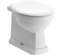 Bradfords Gloucester Back To Wall WC & Standard Soft Close Seat - White