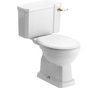 Bradfords Gloucester Close Coupled WC & Standard Soft Close Seat - White