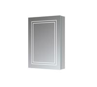 Bradfords Haselbury 1 Door Front-Lit LED Mirror Cabinet 500mm