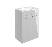 Bradfords Helston Basin Unit (Basin Not Included) 610mm - Grey Gloss