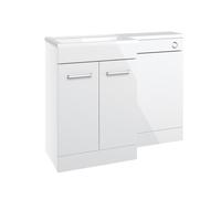 Bradfords Honiton WC Unit LH 1100mm - White Gloss