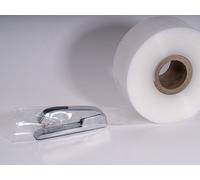 Bradfords Lay Flat Tubing Polythene / Temporary Downpipe 4" x 250g x 330mtr Clear