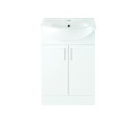 Bradfords Magna Floor Standing Basin Unit (Basin Included) 855x560x420mm White Gloss