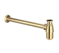 Bradfords Modern Bottle Trap Inc. Extension & Flange - Brushed Brass