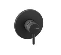 Bradfords Porth Built in Mixer Shower - Black