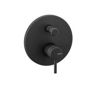 Bradfords Porth Built in Mixer Shower with diverter - Black