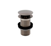Bradfords Push Button Unslotted Waste - Stainless Steel