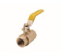 Bradfords QLF Yellow Lever Ball Valve 3/4"
