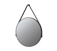 Bradfords Rockbeare Round Mirror 600mm Matt Black