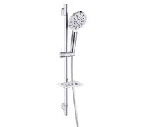 Bradfords Round Push Button Shower Kit - Chrome