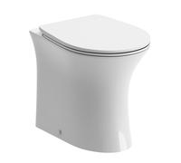 Bradfords Seaton Rimless BTW WC with Soft Close Seat White