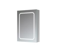 Bradfords Sidford 1 Door Front-Lit LED Mirror Cabinet 500mm