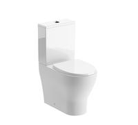 Bradfords St Ives Rimless Close Coupled Fully Shrouded WC & Soft Close Seat - White