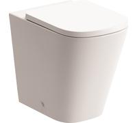 Bradfords Taunton Rimless Back To Wall Short Projection WC & Soft Close Seat - White