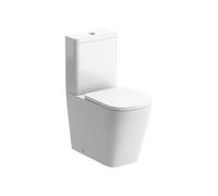 Bradfords Taunton Rimless Rimless Close Coupled WC & Soft Close Seat White