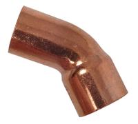 Bradfords Trade End Feed Street Elbow 45deg WRAS 35mm
