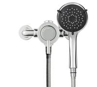 Bradfords Triton Elina TMV3 Concentric Exposed Mixer Shower & Grab Kit - Chrome
