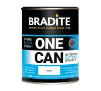Bradite One Can 1ltr White Satin