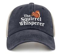 bradkke Funny Squirrel Hat The Squirrel Whisperer Hat for Men Dad Hat Fashionable Hats