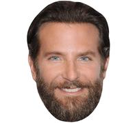 Bradley Cooper (Smile) Celebrity Mask, Flat Card Face, Fancy Dress Mask