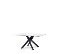 Julian Bowen Bradley White Marble Dining Table, White