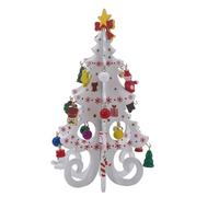 BradOc Wooden Christmas Tree,Six Trees With Small Pendants In One Set,Christmas Countdown Advent Calendar For Adults Kids Toys Gifts Decoration,2