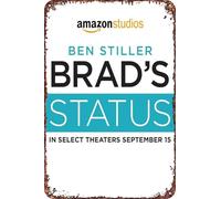 Brad's Status movie Vintage Metal Tin Sign is Retro Metal Sign for Garden Club Outdoor Indoor Home Wall Decorative Poster 8x12 inch