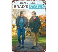 Brad's Status movie Vintage Metal Tin Sign is Retro Metal Sign for Garden Club Outdoor Indoor Home Wall Decorative Poster 8x12 inch