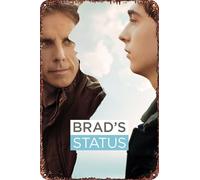 Brad's Status movie Vintage Metal Tin Sign is Retro Metal Sign for Garden Club Outdoor Indoor Home Wall Decorative Poster 8x12 inch