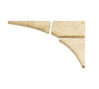 Bradstone Weathered Limestone Circle Squaring Off Paving Pack 1.69M²