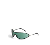 TOM FORD FT1396 BRADY-02 12N Unisex Sunglasses Metal Grey Green Mask Normal
