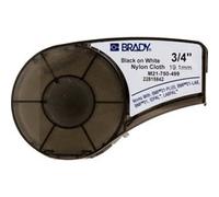 Brady M21-750-499 Adhesive Multi-Purpose Nylon Labels w/ Ribbon for M21 Printer