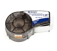 Brady Self-Laminating Vinyl Labels for Label Printer M210 & M211 - Self Adhesive Vinyl Printer Labels - Cable Management - Black on White (31.75 mm x 4.30 m) - M21-1250-427