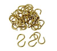 Brady 23304 1-1/2 Size Solid Brass S Hook (Pack of 100) by Brady
