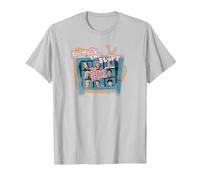 Brady Bunch Here's The Story T-Shirt, Men, Silver Grey, Large