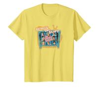 Brady Bunch Here's The Story T-Shirt, Youth, Lemon Yellow, Large