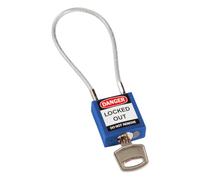 Brady 146122 Padlock, Blue, 32mm x 116mm