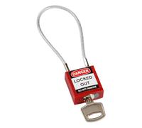 Brady 146120 Padlock, Red, 32mm x 116mm