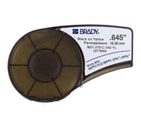 Brady M21-375-C-342-YL Black on Yellow 2.1m x 16.38mm