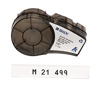 Brady M21-500-499 Tape for Lab Pal, 12.7 mm, White Cloth